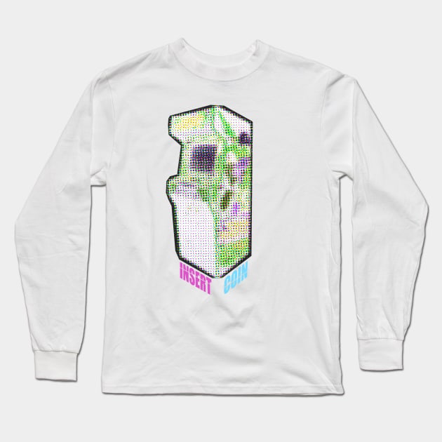 Insert Coin Long Sleeve T-Shirt by DenisMedri